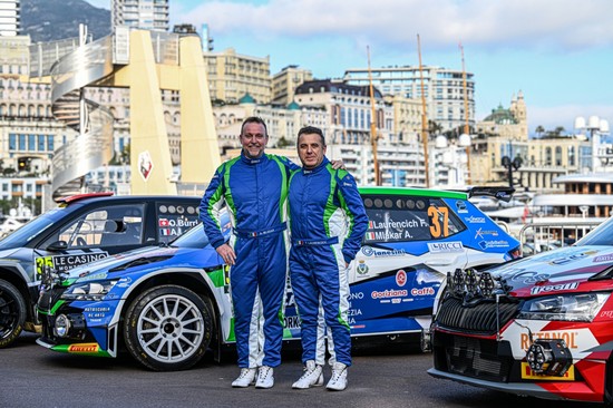 Federico Laurencich e Alberto Mlakar - Rallye Monte Carlo 2024 (Foto: Massimo Bettiol)