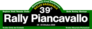 39.Rally Piancavallo (PN) 24-25 ottobre 2026
