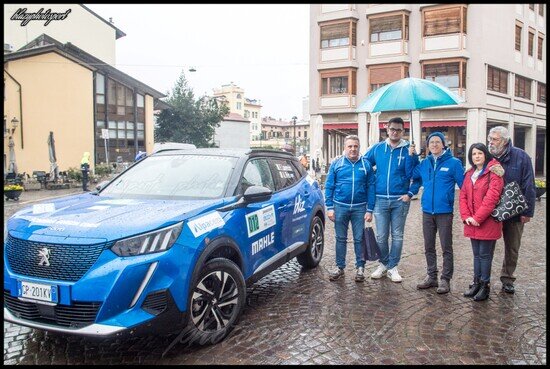7.Mahle Eco Rally - Federico Laurencich, Andrea Rivis, Luca Benossi, Chiara Gatta, Giovanni Franzoni - Foto: Mauro Blazica