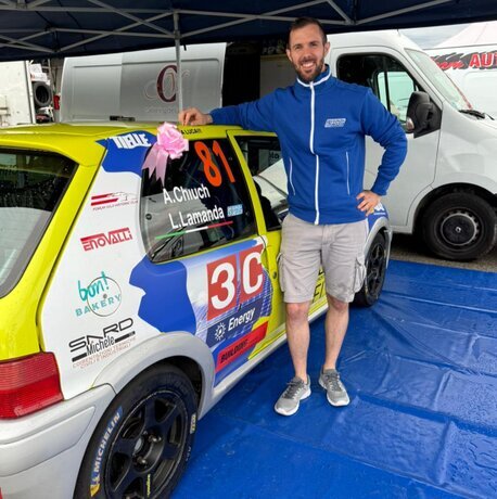 Lorenzo Lamanda alle note di Andrea Chiuch 4. di Classe N2 al Rally Città di Scorzè