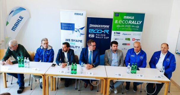 Conferenza stampa Mahle 8°Eco Rally 2025 Foto: Milos Ferfolja