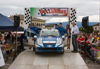 Cristian Terpin e Stefano Ierman al rally Bellunese Cristian Terpin e Stefano Ierman al rally Bellunese