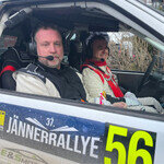 Federico Laurencich e Alberto Mlakar al 37.Jänner Rally