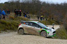 Lorenzo Lamanda alle note di Aronne Travaglia al 3.Rally Città di Foligno