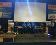 Lavanttal Rallye 2025 -  Federico Laurencich e Alberto Mlakar sul podio Foto: Fabio Grendene