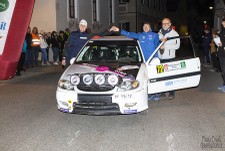 Angelo Martinis e Stefano Tiraboschi all'arrivo del Rebenland Rallye assieme a Norberto Droandi, presidente Mitropa Rally Cup Angelo Martinis e Stefano Tiraboschi all'arrivo del Rebenland Rallye assieme a Norberto Droandi, presidente Mitropa Rally Cup