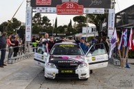 Angelo Martinis e Sofia Gosgnach all'arrivo del Rally Opatija 2022 Angelo Martinis e Sofia Gosgnach all'arrivo del Rally Opatija 2022