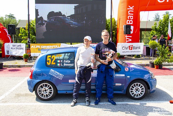 Fabrizio Colja e Luca Benossi secondi di Classe N3 al Rally del Friuli Venezia Giulia