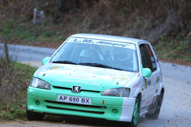 Alberto Mlakar e Cristina Delbello 1' di Classe 6 e 15' assoluti al 18.Rally Idrija Foto: Paolo Drioli