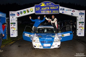 Fabio Grendene e Lorenzo Lamanda secondi di Mitropa Rally Club Championship al Rally Velenje 2022
