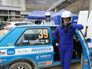 2.Alpacem Rally Show Mattia Blasutto - Sebastiano Mitri Volkswagen Golf Gti Foto: Luca Benossi