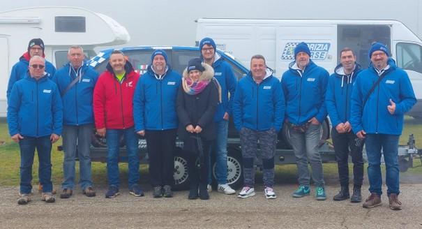 Il gruppo della Gorizia Corse al Lavanttal Rallye in Austria