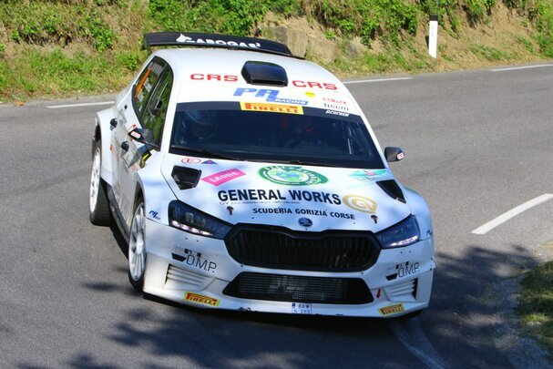 Federico Laurencich e Lara Pipan Rally al Rally Vipavska Dolina Foto: Paolo Drioli
