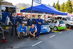 Il gruppo della Gorizia Corse al Rally di Idrija Il gruppo della Gorizia Corse al Rally di Idrija
