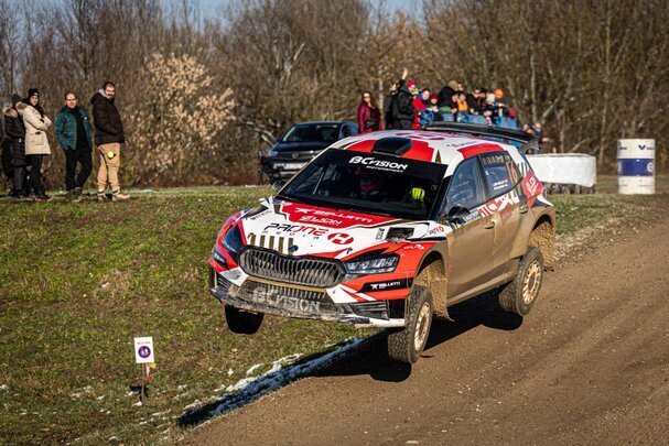 Rally Show Santa Domenica 2025 Lorenzo Martincich - Beatrice Gargiuolo Skoda Fabia RS Rally2 Foto: Uroš Modlic / Fotomodlic