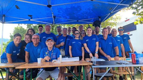 Il folto gruppo della Gorizia Corse al 14.MOTUL Rally Kumrovec in Croazia Foto: Tamara Mizerit