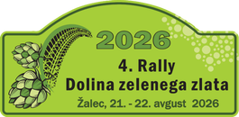 4.Rally Dolina zelenega zlata (SLO) 21-22 agosto 2026