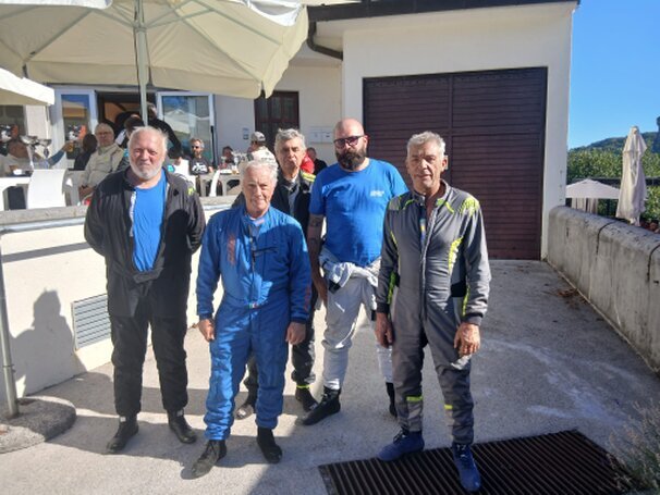 Il gruppo piloti della Gorizia Corse alla salita Cividale-Castelmonte Il gruppo piloti della Gorizia Corse alla salita Cividale-Castelmonte