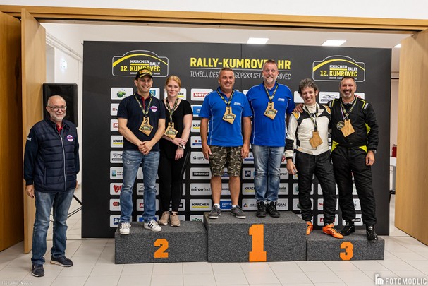 Federico Laurencich e Alberto Mlakar primi del Mitropa Club Championship al 12.Rally Kumrovec (Foto Modlic)