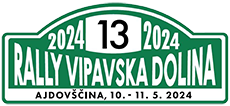 13.Rally Vipavska Dolina 10-11 maggio 2024