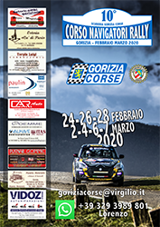 Locandina 10° Corso Navigatori Rally 2020