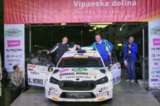 14.Rally Vipavska Dolina Federico Laurencich - Lara Pipan Skoda Fabia Evo Rally 2 Foto: Tamara Mizerit
