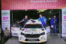 14.Rally Vipavska Dolina Federico Laurencich - Lara Pipan Skoda Fabia Evo Rally 2 Foto: Tamara Mizerit