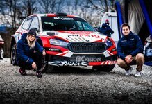Rally Show Santa Domenica 2025 Lorenzo Martincich - Beatrice Gargiuolo Skoda Fabia RS Rally2
