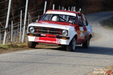 Rebenland Rallye 2026 Rino Muradore - Cristina Delbello Ford Escort RS 2000 Foto: Peter Hartmann myrally.ch