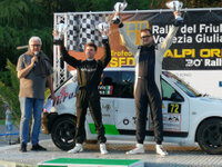 61.Rally del Friuli Venezia Giulia 2026 Manuel Lesa - Andrea Rivis Peugeot 106 S16 Foto: Luca Benossi