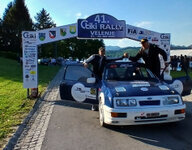 41.Rally Velenje Alessandro Pulz - Stefano Ierman Ford Sierra RS Foto: Alisè Turitto