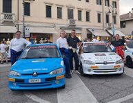 42.Rally della Marca da sinistra Corrado Canazza, Fabrizio Colja, Andrea Rivis, Manuel Lesa Foto: