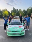 23.Rally Città di Noale da sinistra Chiara Spina, Cristina Delbello, Alberto Mlakar, Uros Stokelj, Andrea Rivis Peugeot 106 N2 Foto: 